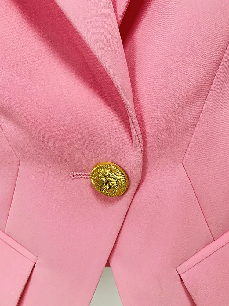 Blazer de Un Botón Entallado