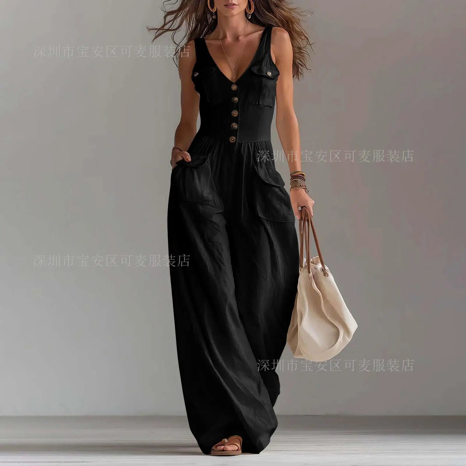 Mono Escote en V Casual