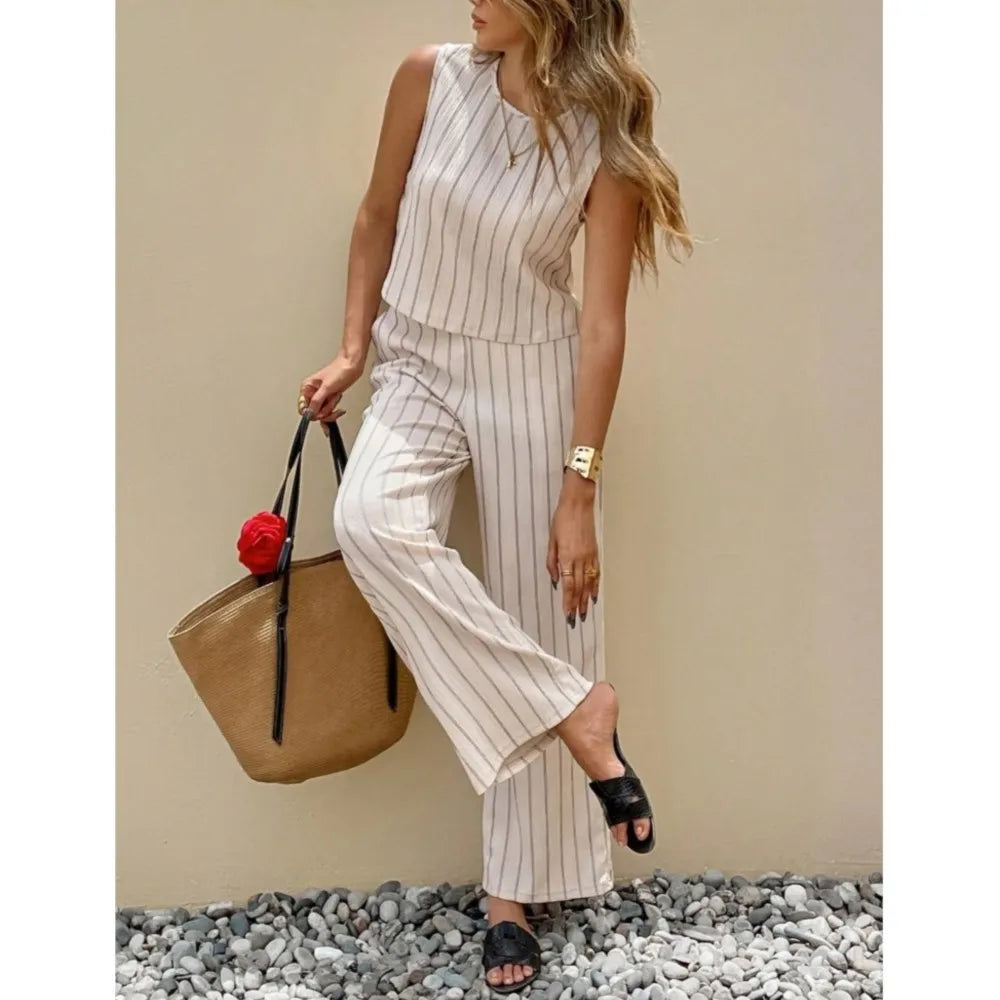 Conjunto Dos Piezas a Rayas