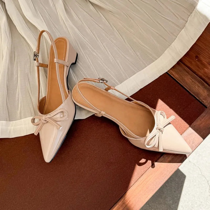 Sandalias con Taco Plateado