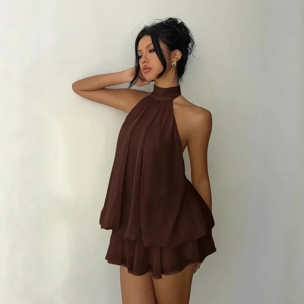 Vestido Corto Halter
