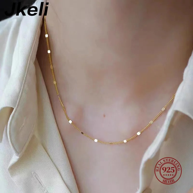 Collar de Plata 925 Cadenita Fina
