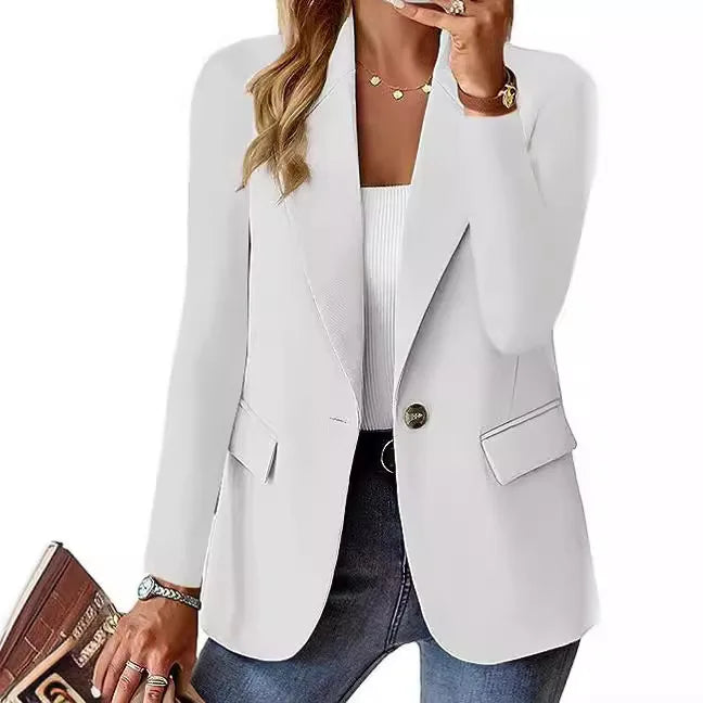 Blazer de Un Botón Holgado