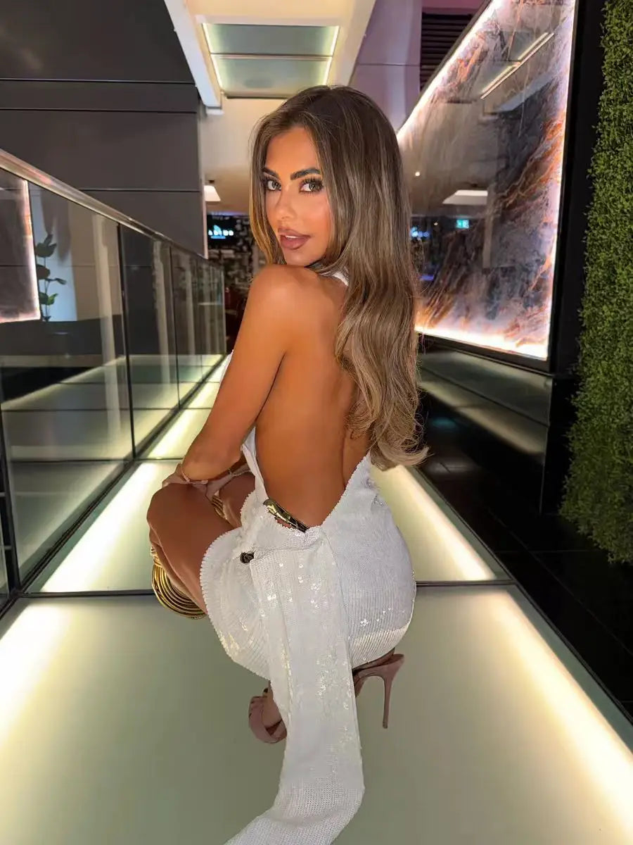 Vestido Corto de Un Hombro