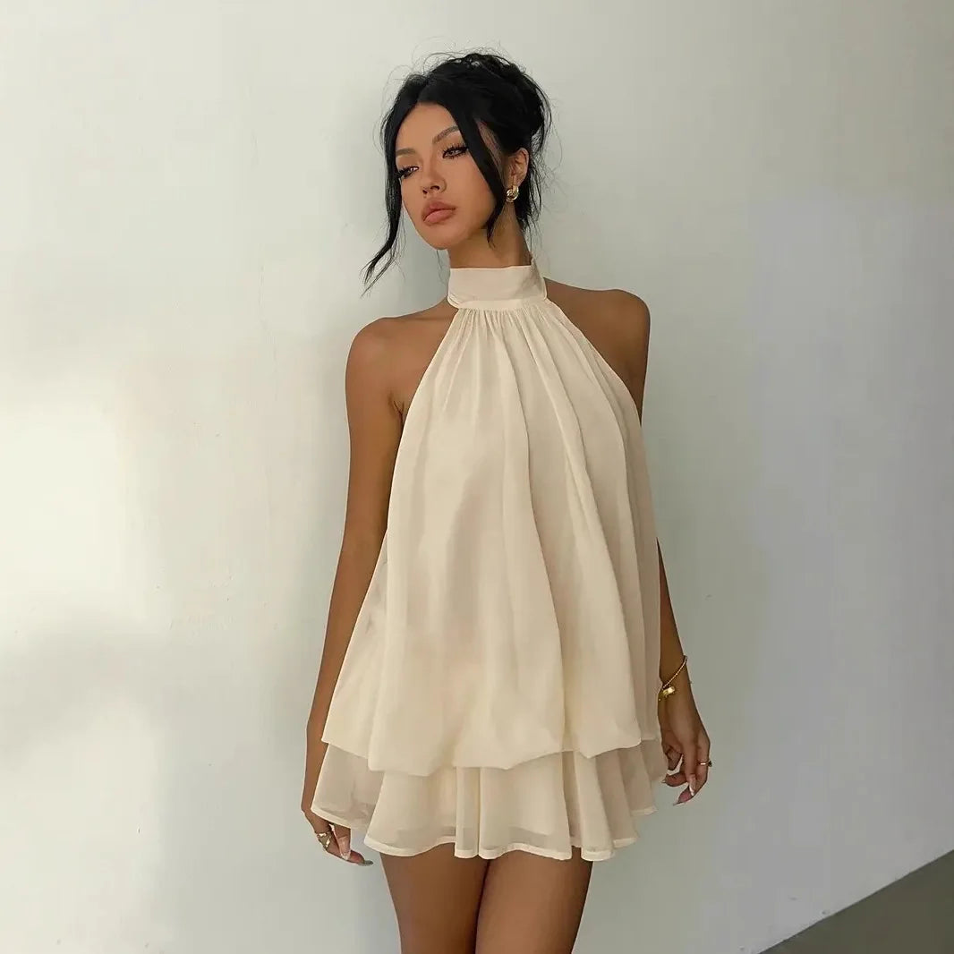 Vestido Corto Halter