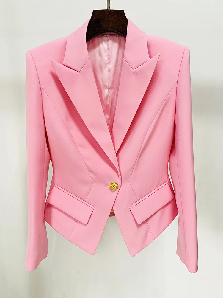Blazer de Un Botón Entallado
