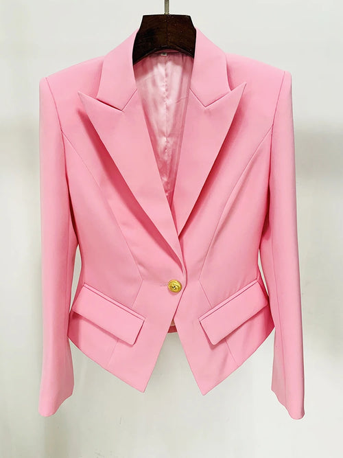 Blazer de Un Botón Entallado